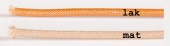 barva L1904, průměry 1,5mm, 2,5mm, 4mm, 6mm